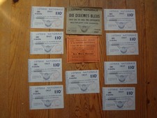 LOT Billet Loterie Nationale