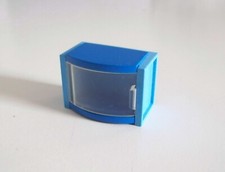 PLAYMOBIL (R823) MAGASIN MODE - Meuble Bloc Modulable Bleu Porte Vitrée 5485