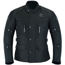 RAXUS Veste Moto Hiver 3/4 Imperméable Homologuée CE EDGE Hommes/Femmes