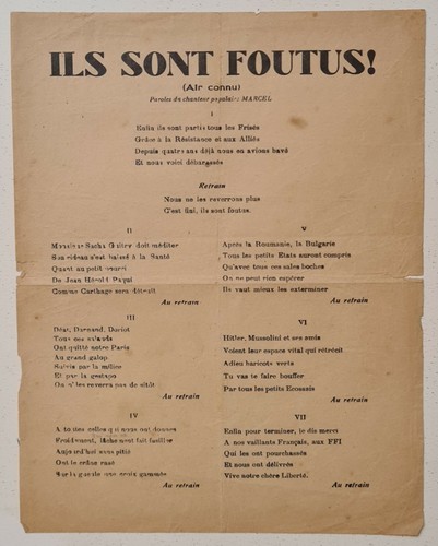 Ils sont foutus vers 1940 - ils,