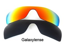 Galaxy Lentilles Rechange pour Oakley Batwolf Noir et Rouge Polarisé 2 Paire 100