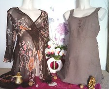 Lot vêtements occasion femme : Tuniques - T : 40 / 42