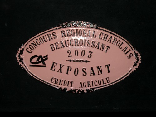 Ancienne plaque concours