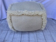 Large Boho handmade Pouf