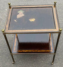 1950′ Table Maison Jansen En Bronze Avec Plateaux Laque de Chine Coromandel