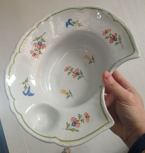 Beau plat barbe faience - beau,