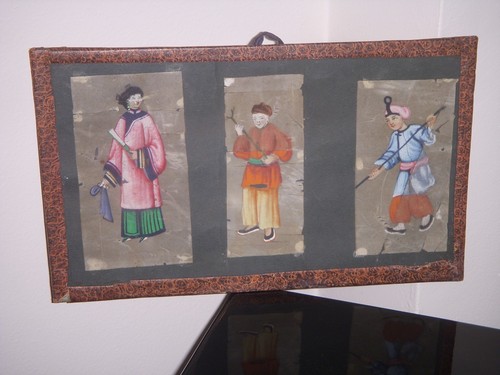 Tableau chinois japon ancien - tableau,