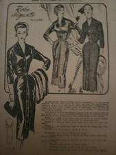 Ancien Patron Couture Femme