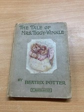 C1919 Beatrix Potter Le Conte De Mme Tiggy-Winkle Livre Illustré Antique (P2)