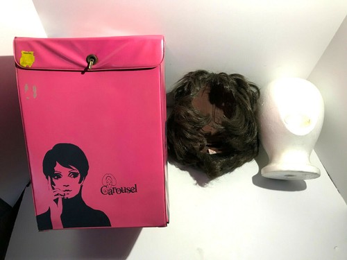 Vintage carousel wig box - vintage,