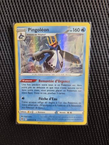 Cartes pokémon pingoléon - :,