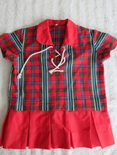 robe écossaise vintage
