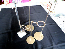 Supports de vitrine ! Anciens ! Métal ! Siegel !