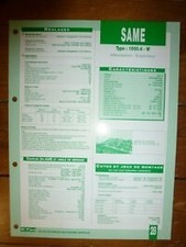 1000.4-W Fiche Technique Same