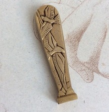 Ancien Cachet Sceau Bronze Doré Mouettes Art Déco Signé BIZETTE