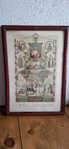 Tableau religieux ancien