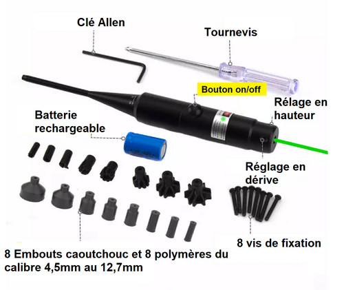 Collimateur réglage laser - de,