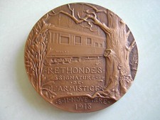 Médaille bronze marechal foch - médaille,