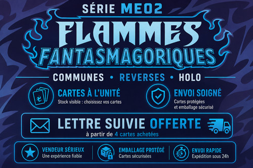 Carte pokémon me02 flammes - pokémon,