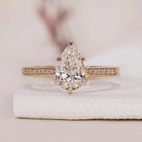 10ct pear cut real - pear,