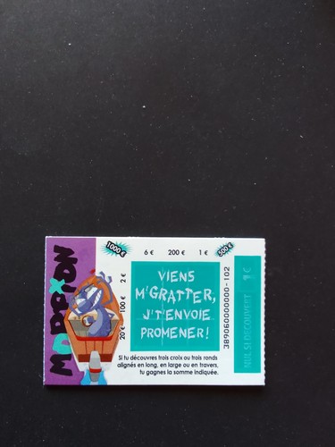 Lot tickets morpion - 4,
