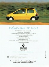 Publicité Advertising 120 1994   Renault   la Twingo pack 
