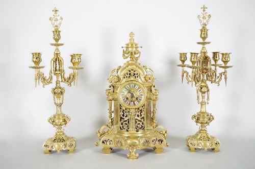 Garniture cheminée - garniture,