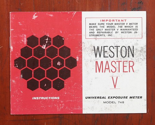 Weston master model 748 - master,