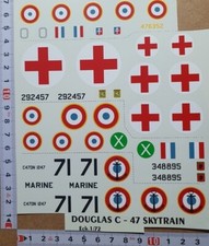 Decals douglas c - 1/72, c-47