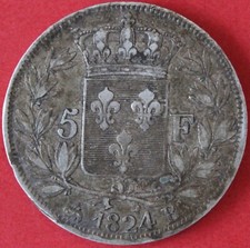 FRANCE 5 FRANCS LOUIS XVIII