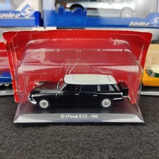 VOITURE CITROEN ID 19 BREAK R.T.F 1960 NOIR UNIVERSAL HOBBIES POUR ATLAS 1:43
