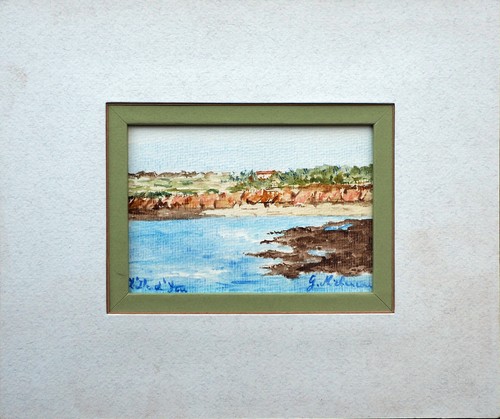 Aquarelle avec marie louise - aquarelle,
