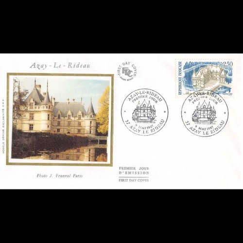 Fdc soie château - fdc,