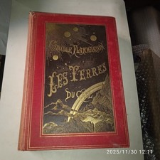 Camille FLAMMARION. Les terres du Ciel. Voyage astronomique. Marpon. 1884. Souze