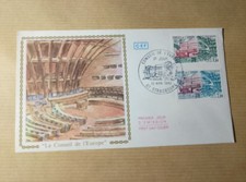 enveloppe premier jour 1982 le conseil de l'europe