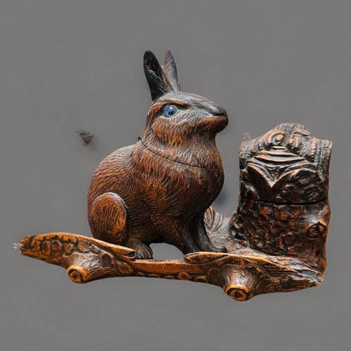 Foret noire ancien encrier - noire, en