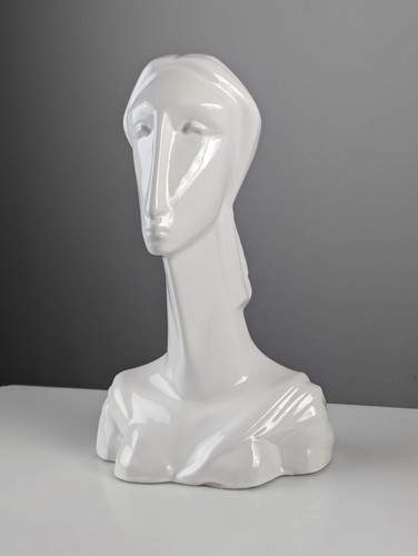 Sculpture buste femme - , en