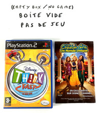 Playstation 2 PS2 VF Disney Think Fast No Game Empty Box Fast Shipping