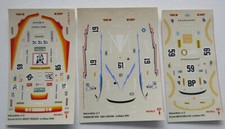 Décals Solido  1/43. Porsche