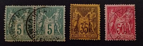 France timbres sage de - france, 4