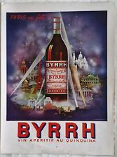 Belle Publicité Presse Ancienne 1952 Byrrh Apéritif Illustrateur Falcucci 