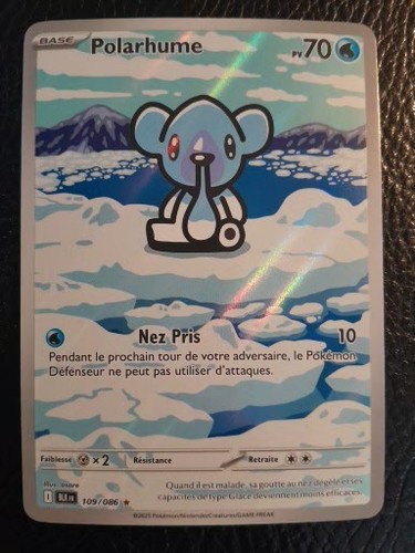 Carte pokémon polarhume - pokémon,