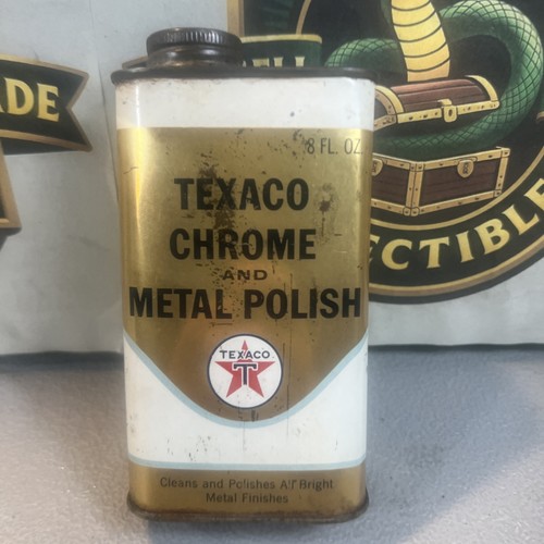 Vintage texaco gas oil chrome - texaco,