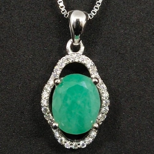 Pendentif argent sterling - en,