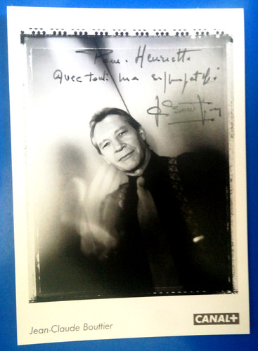 Autographe jean claude - de,