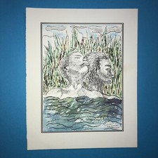 Aquarelle originale -