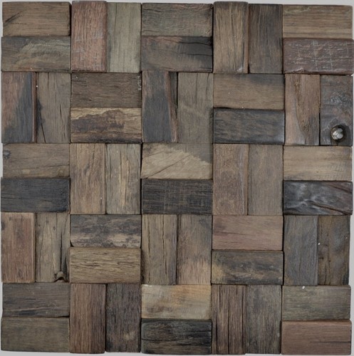 Bois mosaïque parquet bateau - mosaïque,