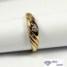 Bague En 585 or Jaune Avec 1