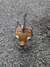 Photophore Poisson Tropical Métal 17cm - Style Rétro/Exotique