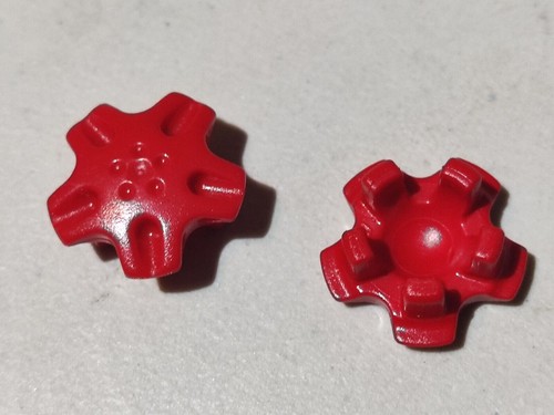 Playmobil rouge hubccaps - x2,